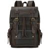 Vintage Men's Backpack Crazy Horse Leather Backpack
