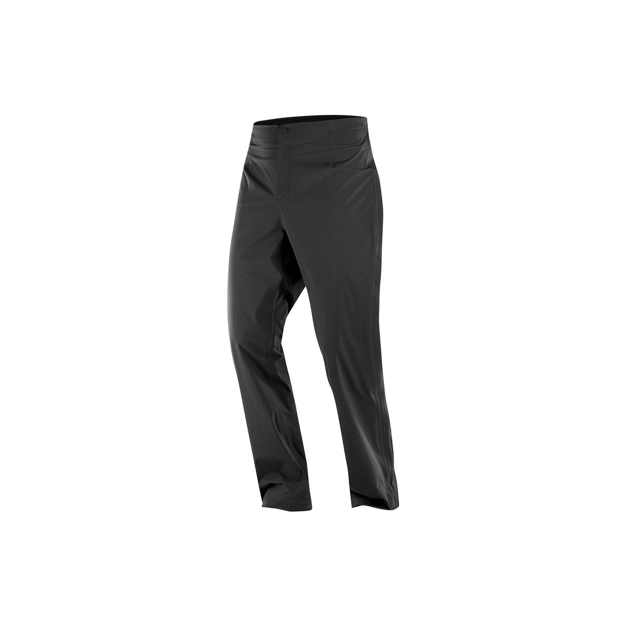 SALOMON OUTERPATH 2.5L WP PANTS M Повседневные брюки Мужские Pitch Black LC2229400 L