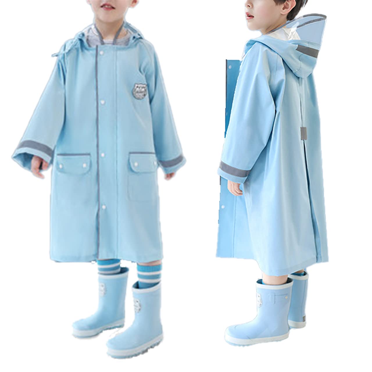 

Дождевик от дождя для девочек и подходит для для для детского сада и поставляется с сумкой для хранения [ImTweak] Дети, Снаряжение, Мальчики, Рюкзаки, Водонепроницаемый, Дети, синий