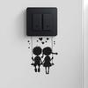 Valentine‘s Day Swinging Couple Switch Plate Sticker Romantic Home Decor Self-Adhesive Removable Decal