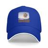 cowboy raccoon word art Baseball Cap Military Tactical Cap Anime Trucker Hats For Unisex Womens