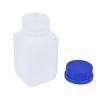 2 Piezas 250/500/800ml Blanco Plástico HDPE Vacío Cuadrado Botella Botella de Reactivo Laboratorio Muestras Frascos Antirrobo Azul Tapa de Rosca