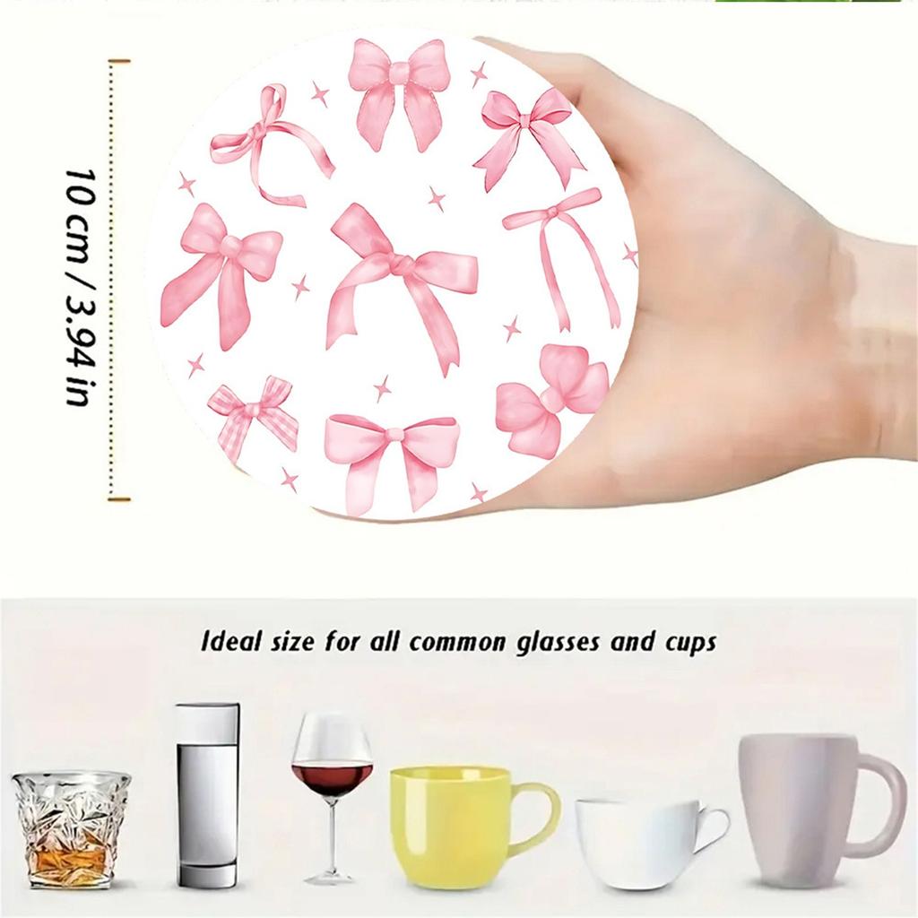 4ks Vánoční podložka na stůl 2D Dřevěná jídelní podložka Podložka na stůl Absorpční Protiskluzová podložka Snadno se čistí podtácek