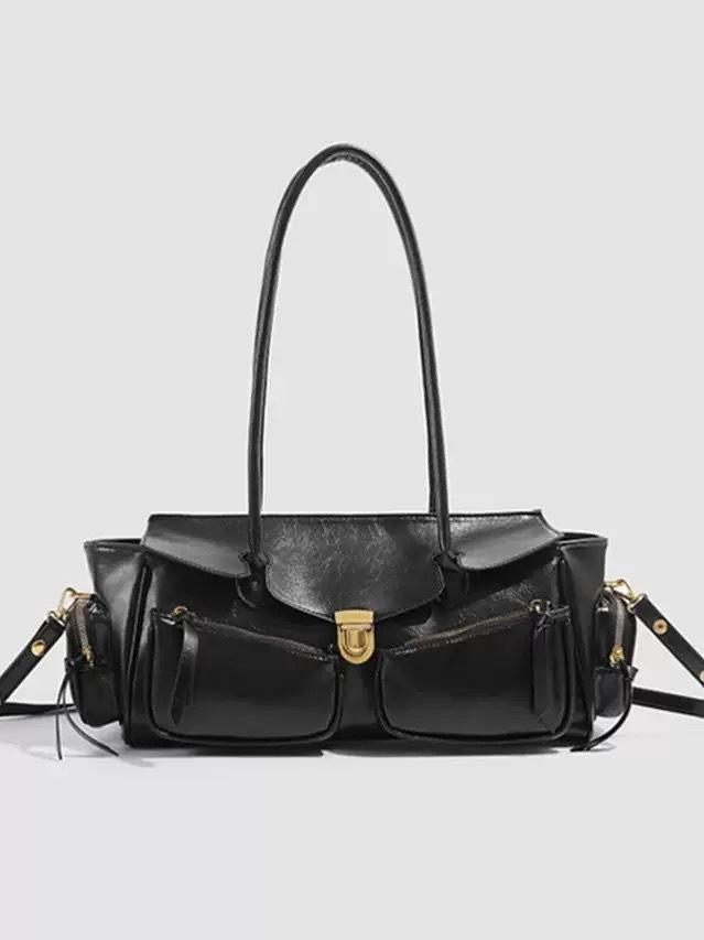 Retro Senior Sinn Handtasche Heißes Mädchen Motorradtasche Schulter Unterarmtasche Fashi All-Match Damen Tasche Hohe Qualität