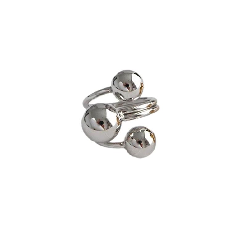 

Contemporary Space Themed Adjustable Rings Sturdy Copper Crafted Women Accessory Gift Ideas