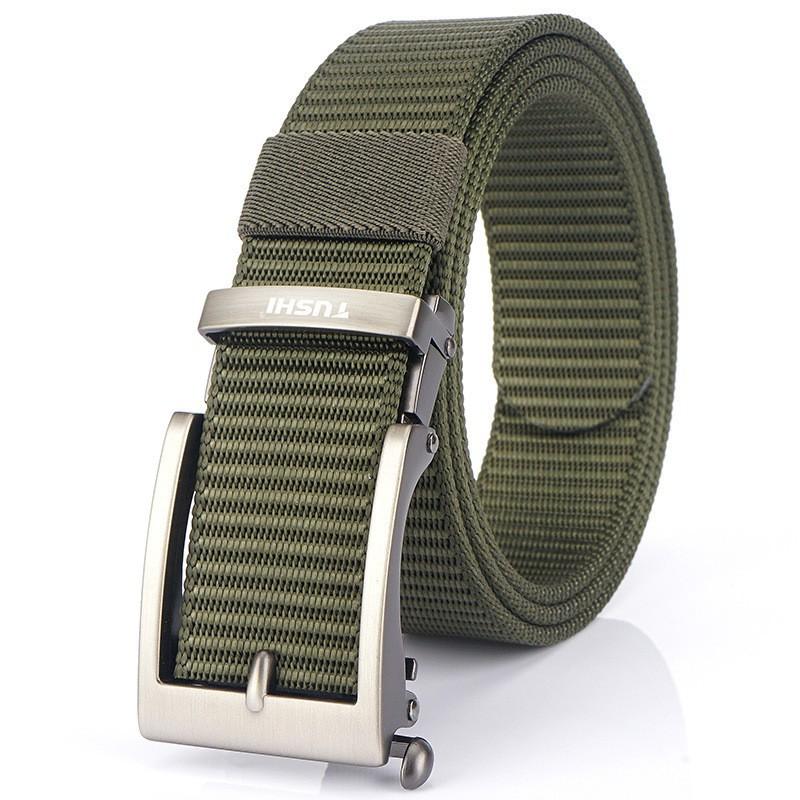 3.5 Nylon Belt Men's Canvas Young Students Korean Automatic Buckle