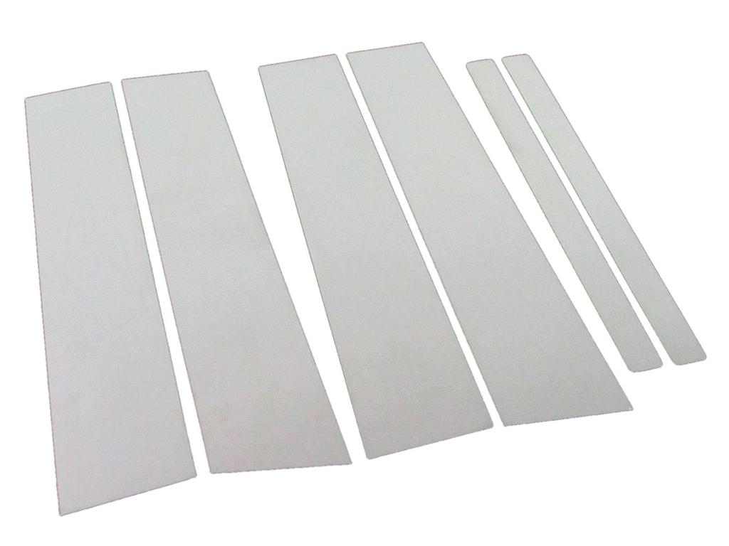 BRIGHTZ Stainless Steel Pillar Panels for Swift No Visor Required 4791 Ultra-Mirror (6-Piece Set) ZC/ZD (11, 21, 31, 71) - (PIL-SIL-197) - ZC71S,