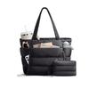 Large-capacity Tote Bag Quilted Multi-layer Shoulder Bag Lightweight Fluffy and Portable Handbag