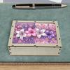 Diamond Painting Holder Case Wooden Box DIY 5D Diamond Painting Jewelry Box Diamond Painting Container Box for Women