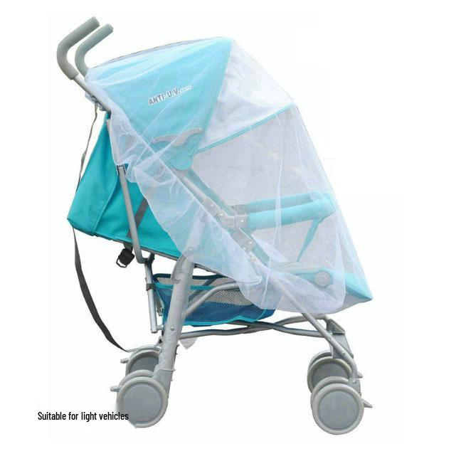 Universal Baby Stroller Full-Cover Mosquito Net - Dustproof & Encrypted Fabric
