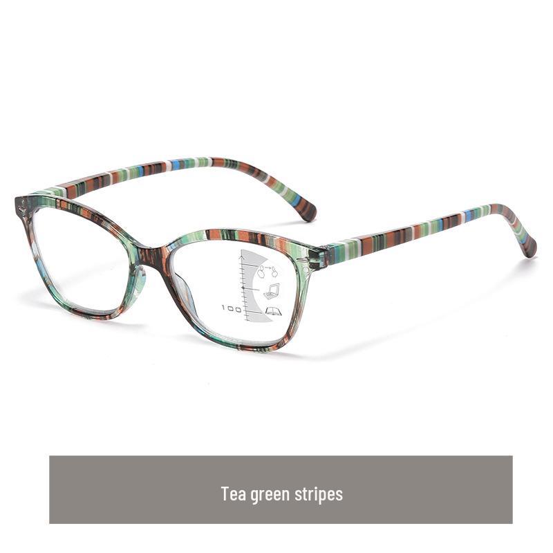 Anti-Blue Light Progressive Multifocal Reading Glasses for Men and Women Plano Anti-Blue Light