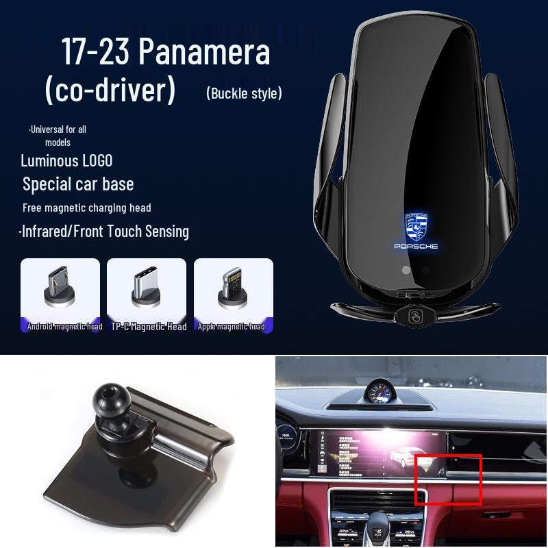 Magnetyczny Bezprzewodowy Szybki Uchwyt na Telefon do 718/Panamera/Cayenne/911