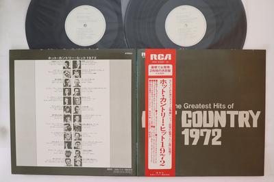 LP Record VARIOUS - Greatest Hits Of Hot Country 1972 SRA93301PROMO RCA 1972 Japan Obi Country Used
