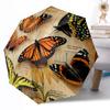 Butterfly  Automatic Umbrella Compact 8-Rib Weight Weight Durable Everyday Carry Umbrella Fashion Lovers