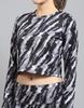 ROCK.IT From House of Monte Carlo Womens Printed Black Round Neck Full Sleeve Tracksuit