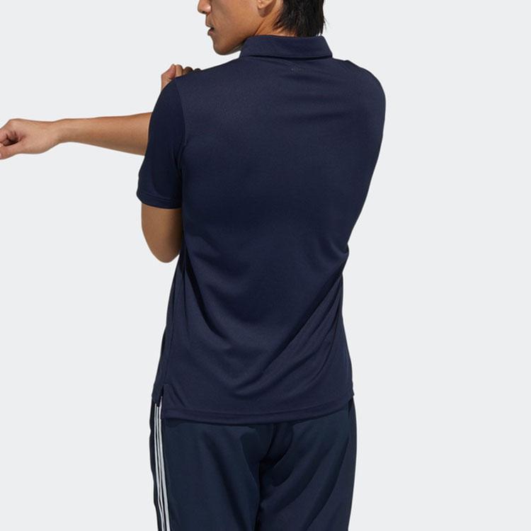 Adidas M Mh Bd Polo Solid Color Sports Short Sleeve Polo Shirt Men Tops Ink-Blue GN0800