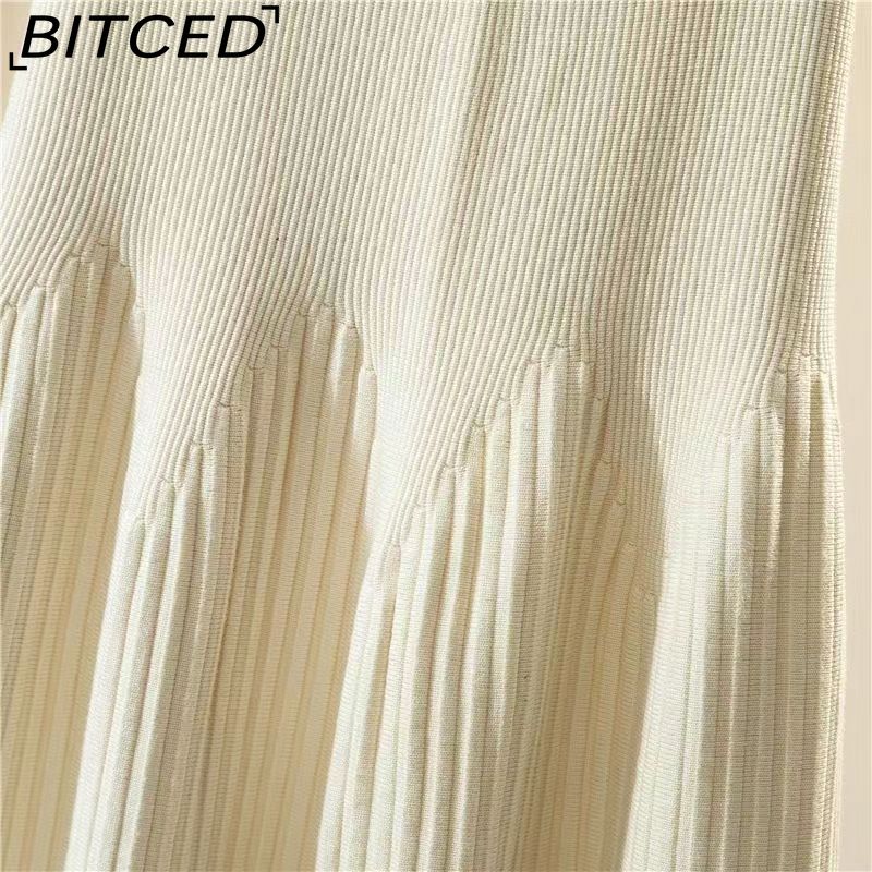 BITCED Damenmode Lässig Einfarbig Druck Sommer Frühlingsrock