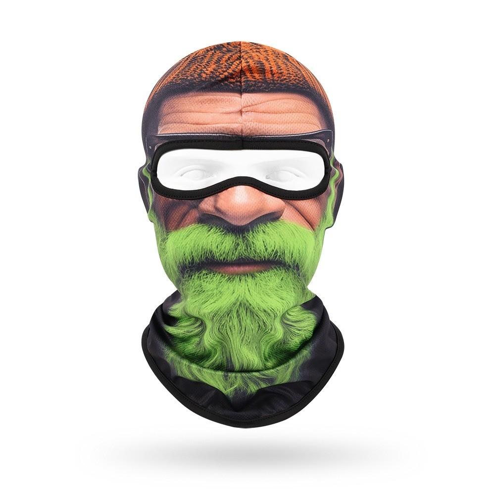 Beard Pattern Full Face Scarf Breathable Head Cover Cap Hood Caps Cycling Mask Outdoor