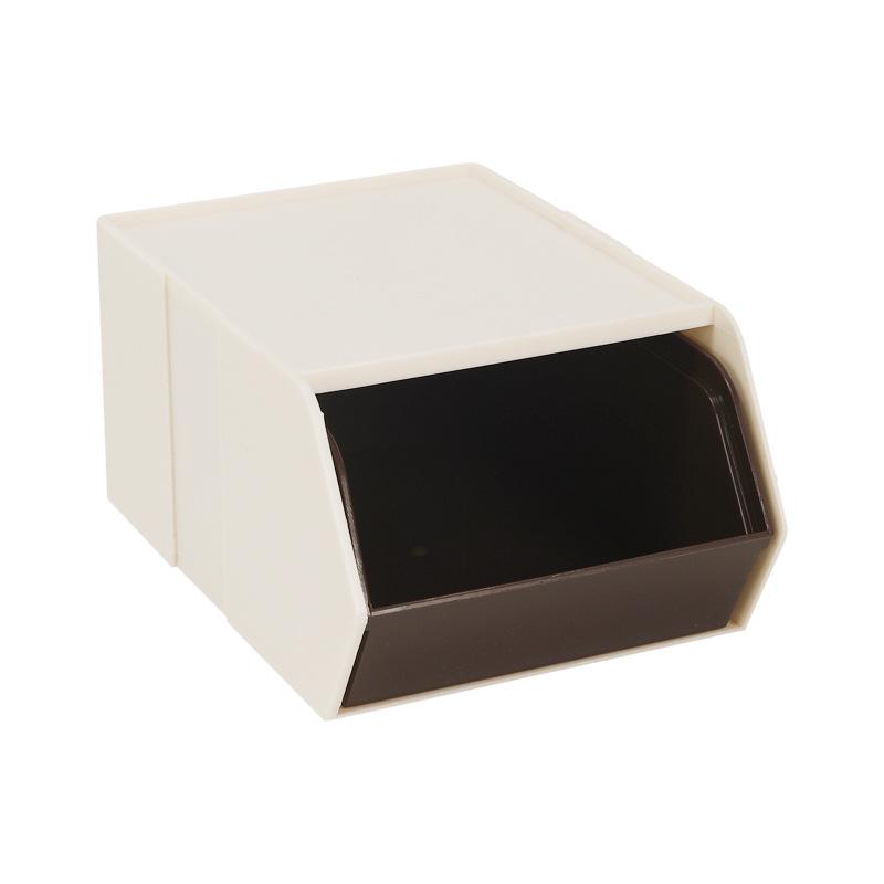 Drawer-style Stackable Desktop Storage Box for Office Supplies, Tea, Snacks, Multi-functional Organizing Storage Box