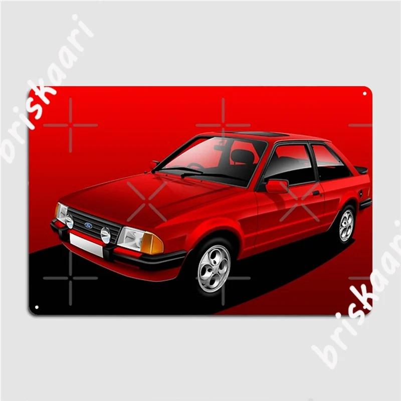 

Poster Artwork Escort Xr3i Metal Signs Club Party create Plaques Kitchen Tin sign Posters 20x30cm