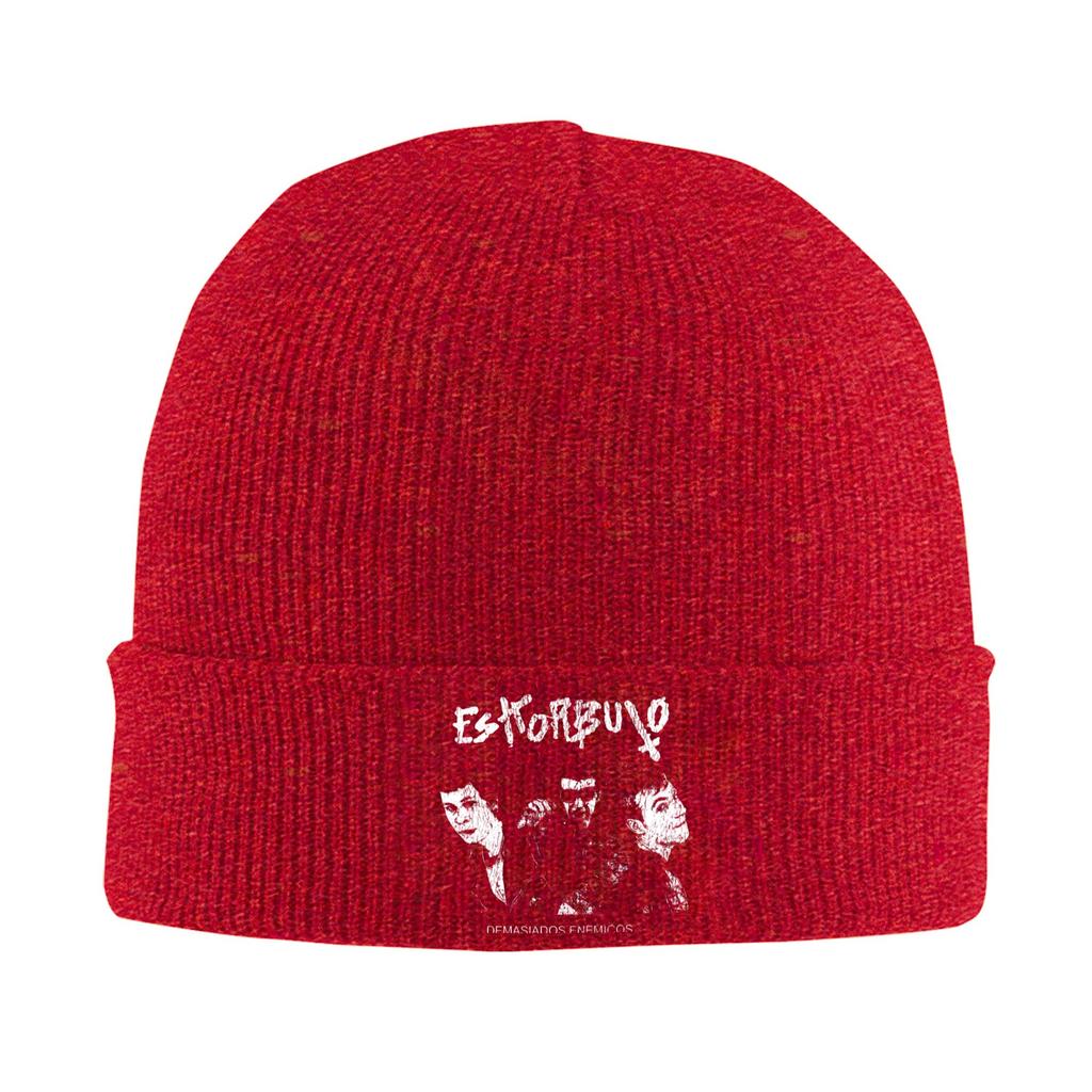 ESKORBUTO PUNK ROCK Knit Hat Beanie Hats Hippie Thermal Elastic Adult Unisex Bonnet Hats Spring Custom Hip Hop Caps Gift