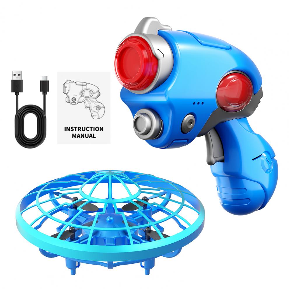 

Kids Luminous Flying Disc Propeller Toys Intelligent Obstacle Avoidance Drone Obstacle Avoidance Mini Ball for Boys Toddlers синій