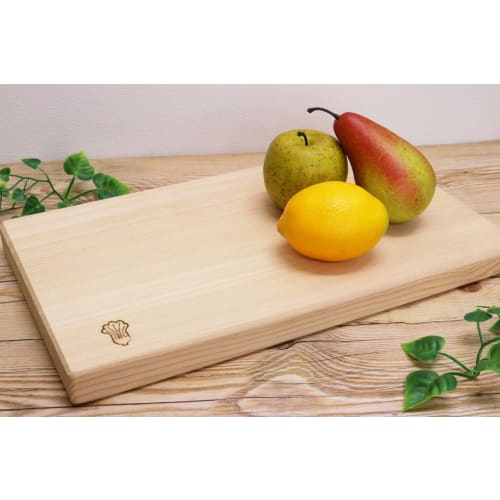 Ichihara Woodworks Wooden Cutting Board, "Kufujin" Wide Size, 36 X 21 X 3 Cm