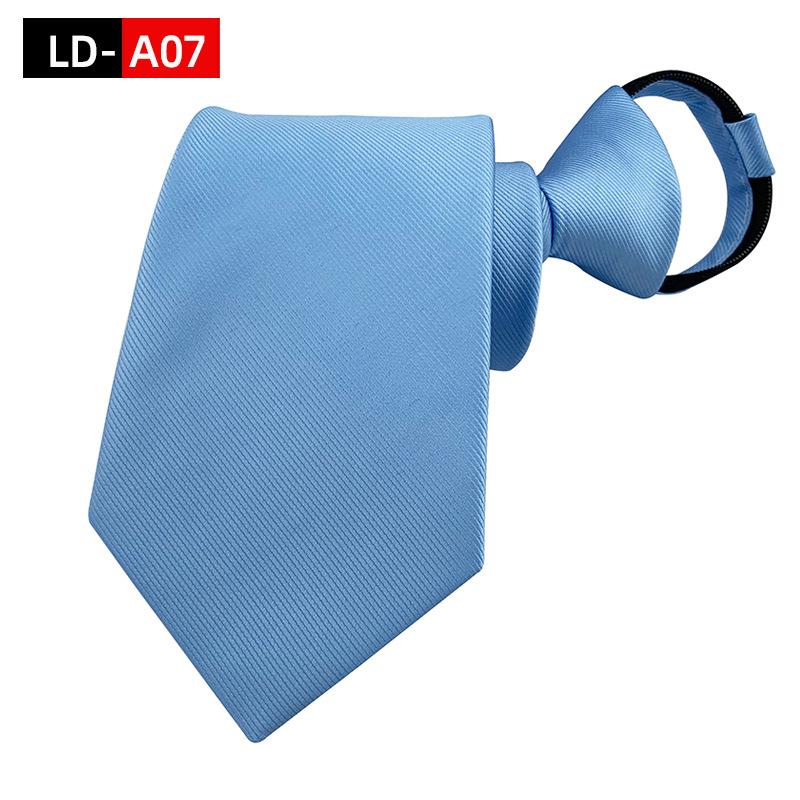 8Cm Herren Business Krawatte Reißverschluss Krawatte Faule Knotenfreie Krawatte Anzug Accessoires
