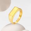 Jewelry Stainless Steel Ring Korean Ins Style Finger Ring Punk Titanium Seal Ring  Wedding