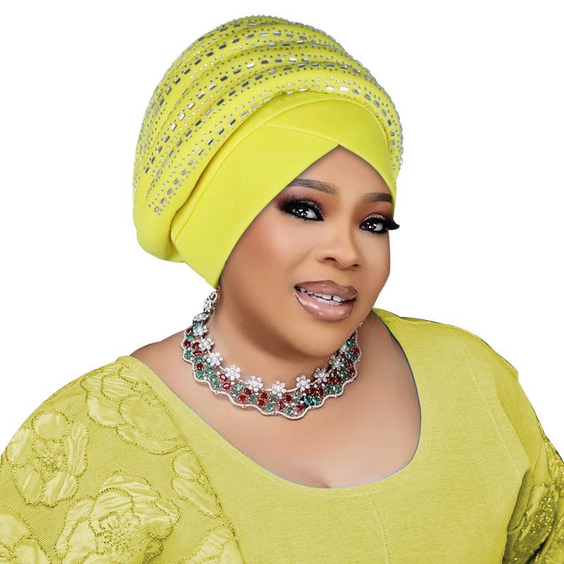 Handmade Diamonds Women's Turban Cap