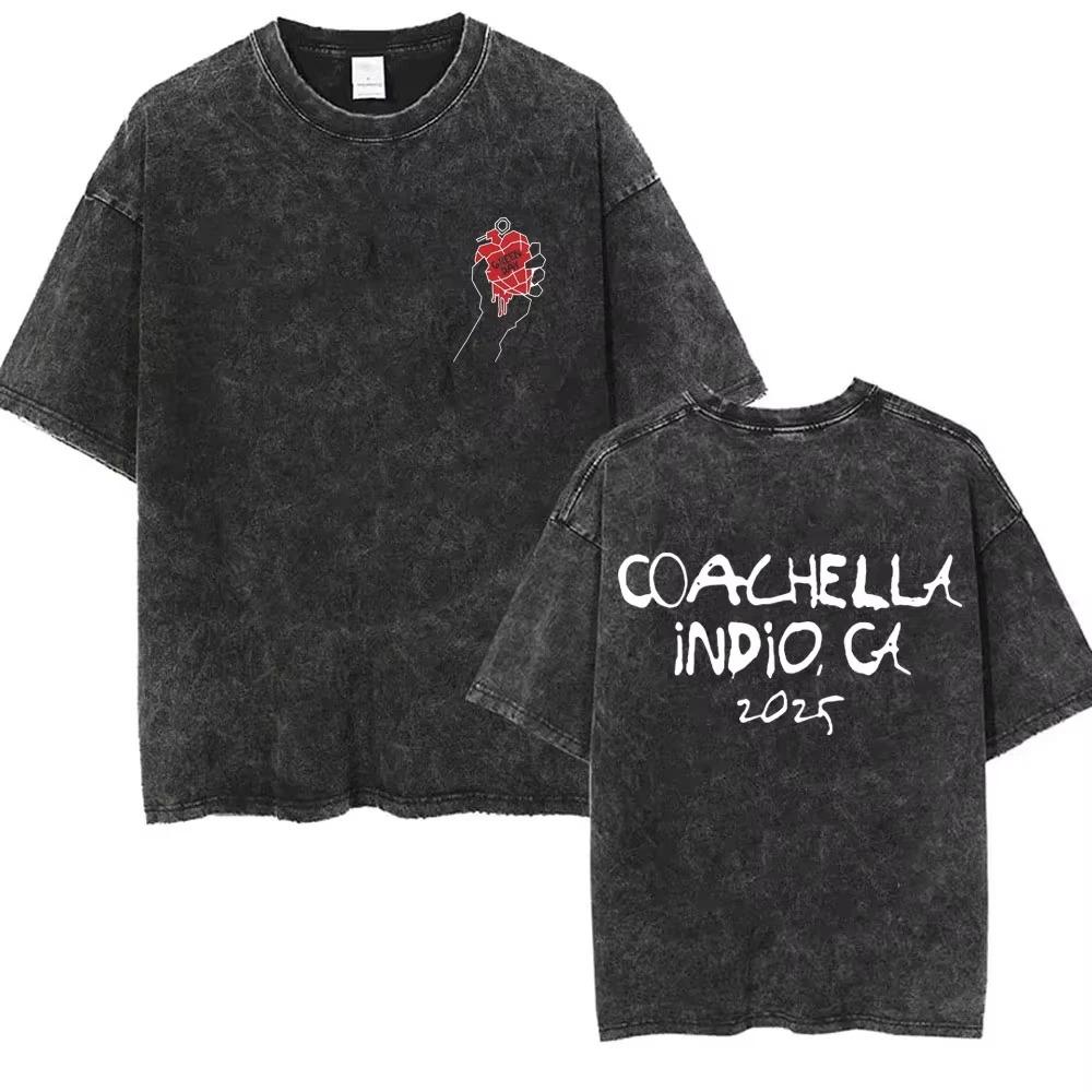 New Arrival Mens Clothes Tee Shirt Homme Graphic TShirts Men Tshirt for Men Ropa Hombre Washed Vintage Punk Band Green Day