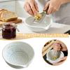 Handmade Garlic Grater Herb Bowl - 2-in-1 Multi-Functional Kitchen Tool Ceramic Bowl With Built-in Grater For Fresh Herbs Lemon
