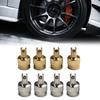 8 Pieces Tyre Valve Cap Accessories Car Replacement Silver