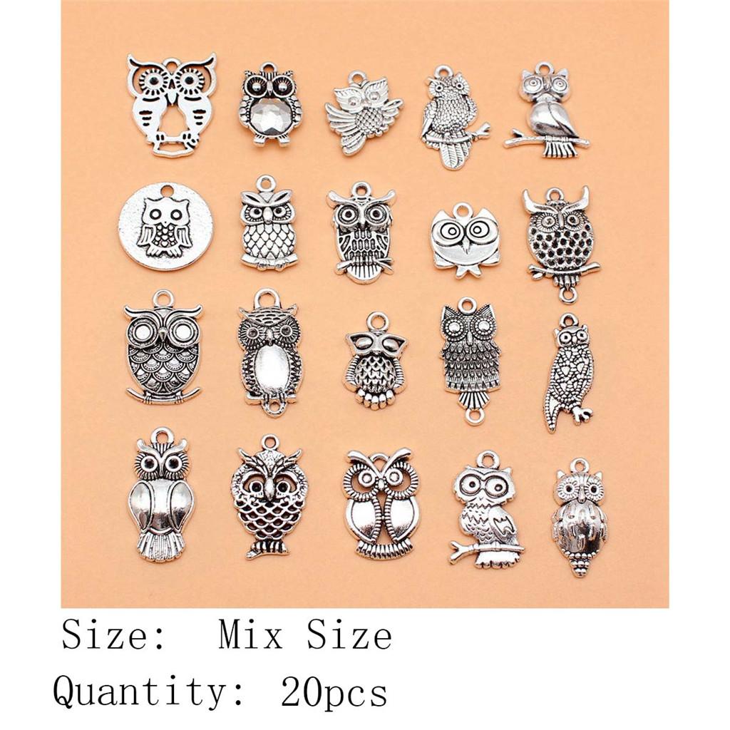 Geburtstagsgeschenke Groß Charms Vogel Schmetterling Gemischte Set Charms Anhänger Souvenir Frau Anhänger