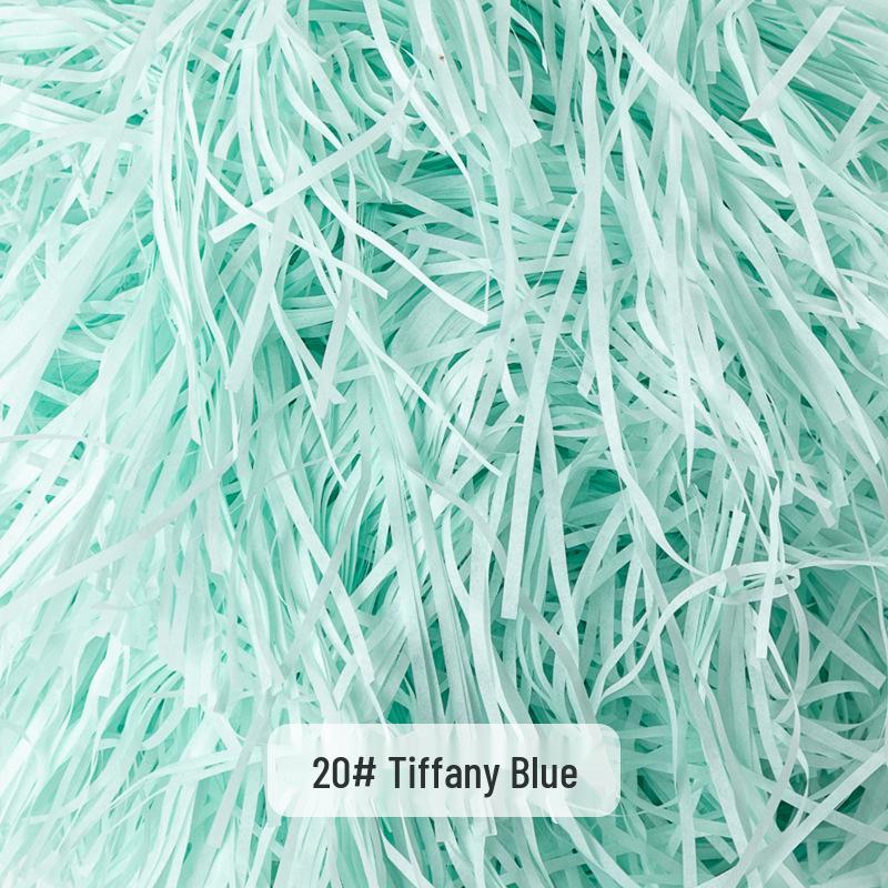 Raffia Grass Filler: Shredded Silk Paper for Candy Box Souvenirs