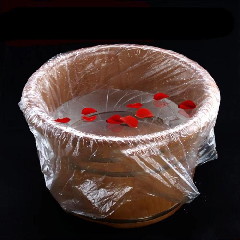 240Pcs Thicken Foot Tub Bags Transparent Bath Basin Bags Eco-Friendly Foot Spa Bags  Skin Care