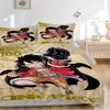 One Piece Chapter 100 Bedding Set Comforter Cover Gift for Bedroom,Includes 1 Cover and 2 Pillowcases, No InsertB323