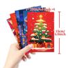 50 Christmas Tree Snowman Healing Theme Wall Cards Christmas Hats Warm Picture Decoration Bedroom Wall Greeting Cards