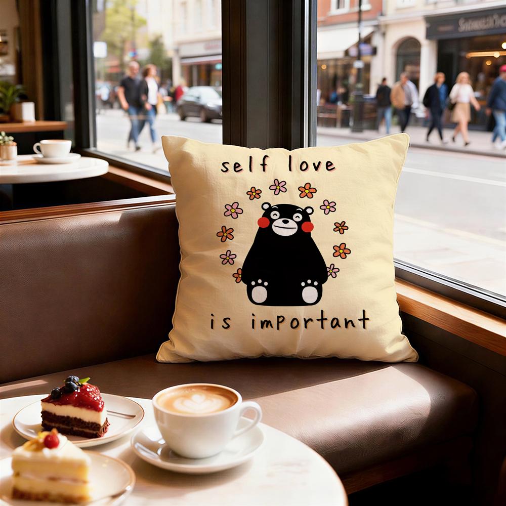 Charakter Kumamon Kissenbezug Dekorative Kissenbezüge Bezug Sofa x Kissen Stück x x Kissenbezug