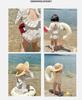 Fashionable Korean Style Girls' Long Sleeve Backless One-Piece Swimsuit for Summer
