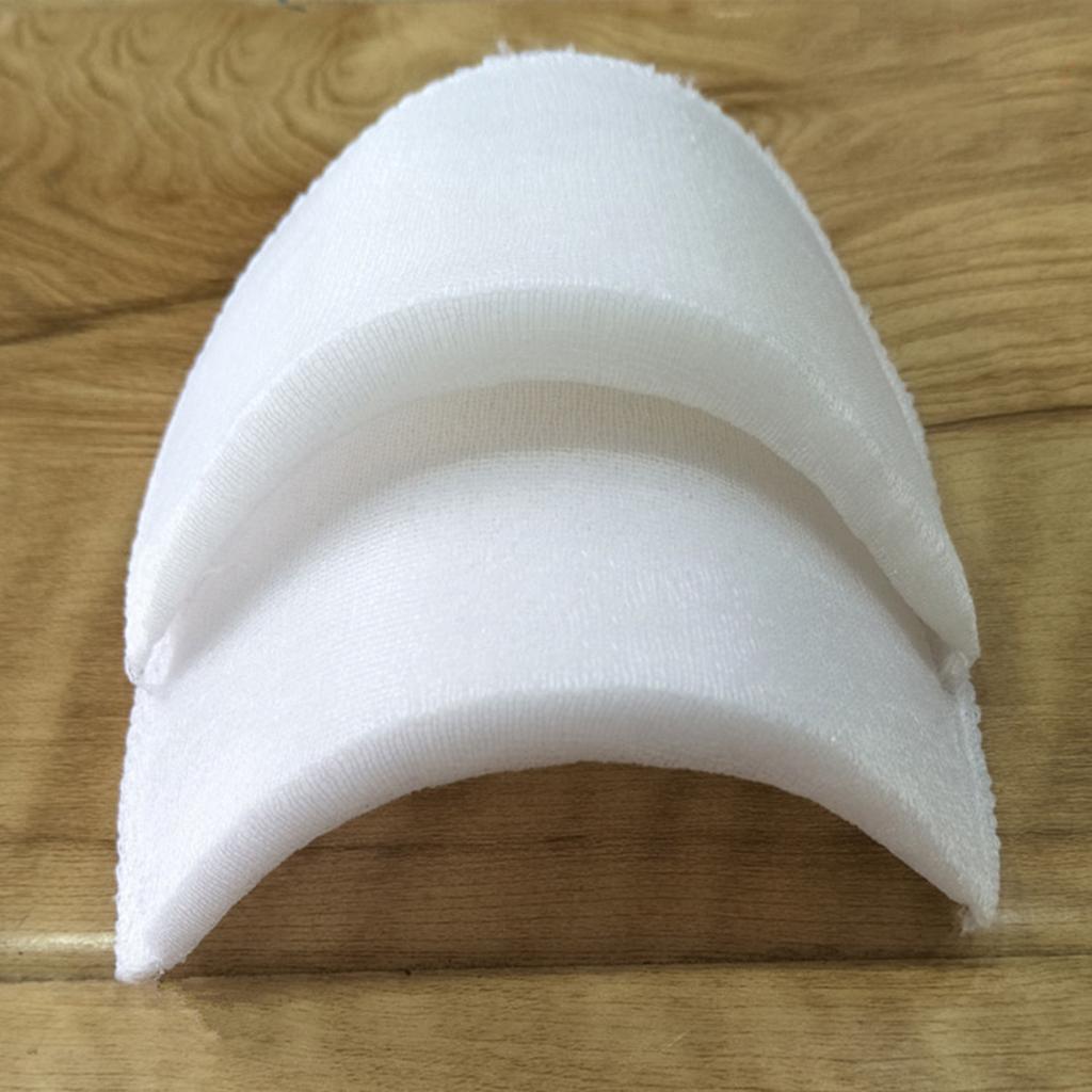 20Pair Shoulder Pads Comfortable Sponge Filling Tricot Cover Use Blouses Knitwear Machine Washable Lightweight Pads