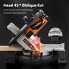 1500W 220V Electric Compound Saw 10 Inch Miter Saw 45 Degree High Power Woodworking Cutting Machine Aluminum Saw Machine