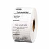 Removable Sample Box Label Stickers