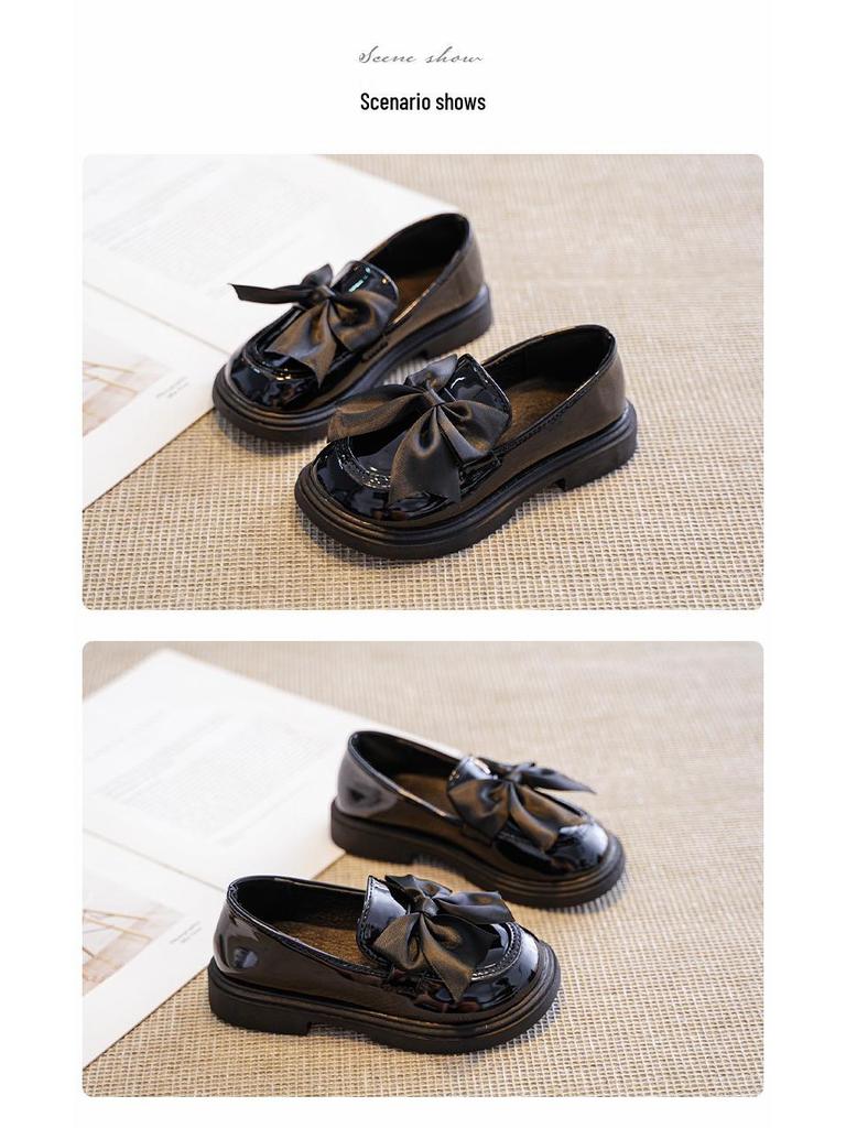 Mädchen Leder Prinzessin Ballerinas: Lässige Frühjahrs-/Herbstschuhe für Studenten