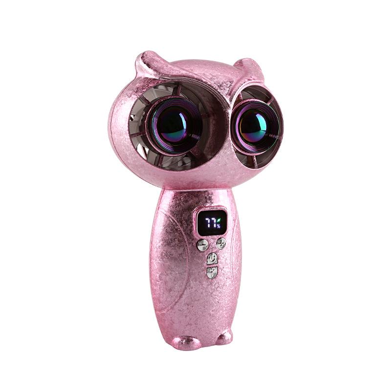 Mini Handheld Turbo USB Charging Owl Fan – Portable and Cute Design