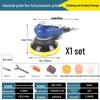 5-Inch Pneumatic Handheld Grinder & Polisher with Sandpaper & Waxing Head