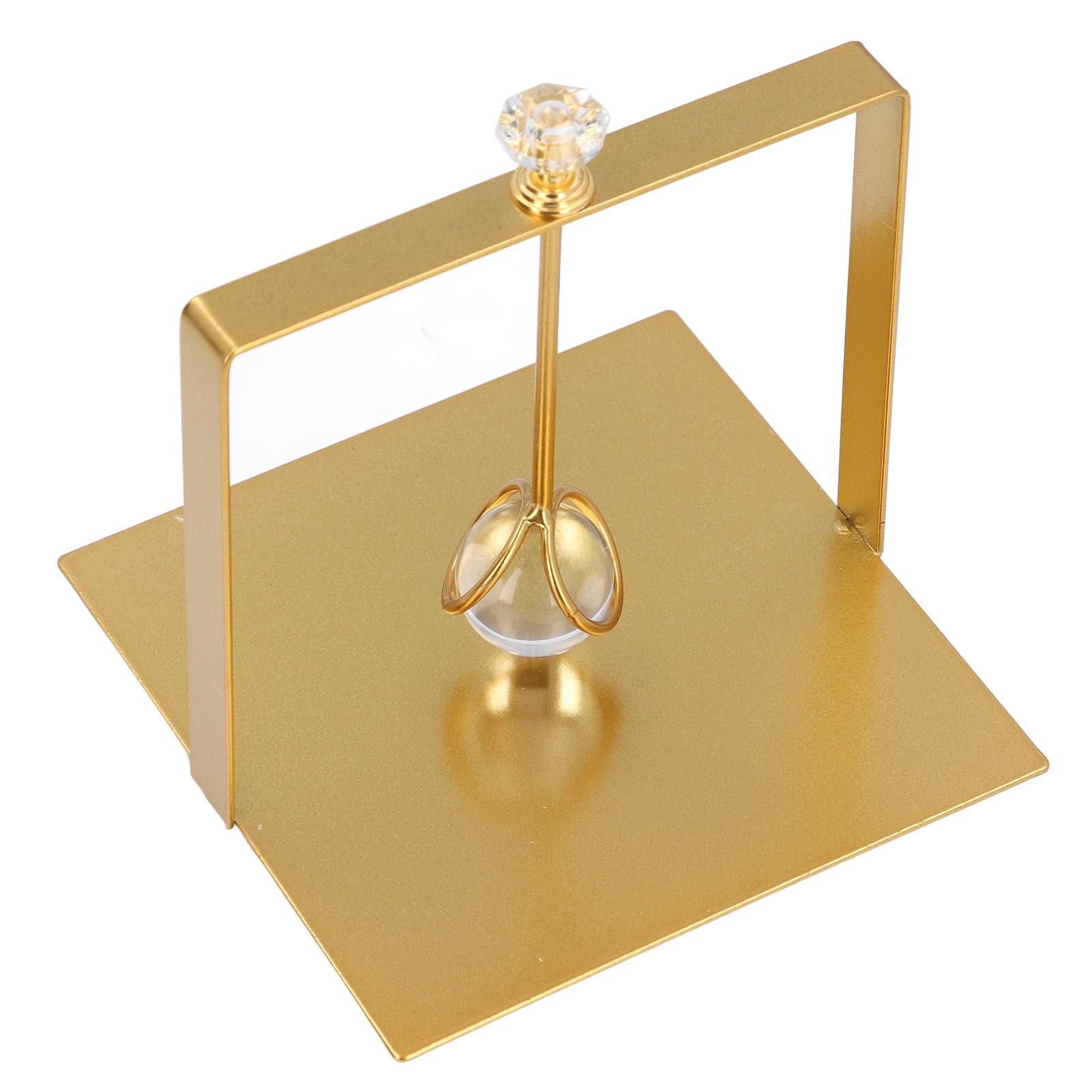 Диспенсер для салфеток с утяжеленным стеклянным шаром, прямоугольный элегантный железный держатель для салфеток, подставка для салфеток для золотистый