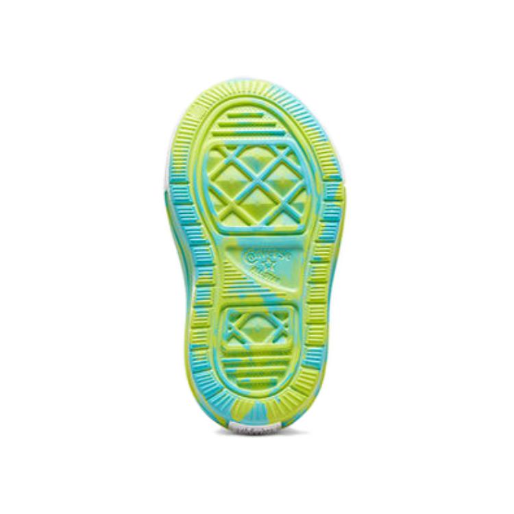Converse Chuck Taylor All Star Play Lite CX Low TD Triple Cyan Slime Baby Sneakers Green Slime-Light White A07421C