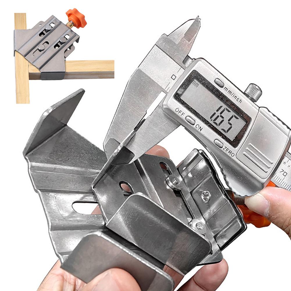 1-4pcs 90° Right Angle Clamp Stainless Steel Carpenter Quick Positioning Clamp Woodworking Tools Locator Fixed Frame Clamp Clips