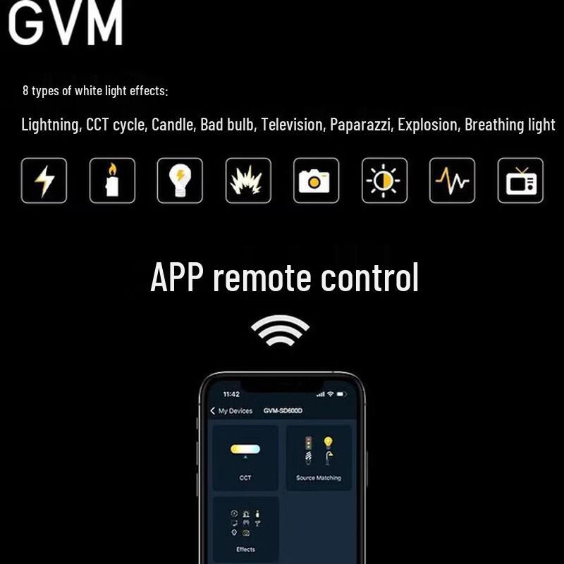GVM SD-600S 600W LED Studio Fill Light